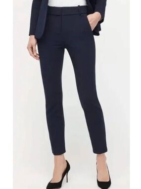 J. Crew Cameron Slim Crop Pant, Size 0P, Navy